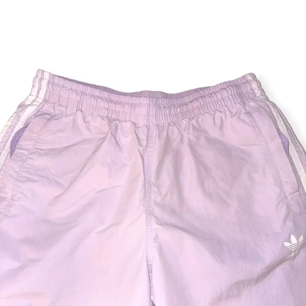adidas Originals 3-Stripe Swim Shorts / Sprinter Shorts Light Purple/Pink Large